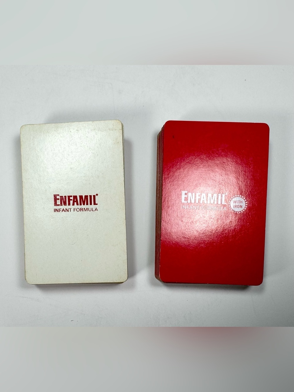 2 Decks Vintage Enfamil Advertising Playing Cards Uniquely Rare Collectors Gift